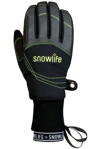 Перчатки Snowlife Flow DT Glove M Black/Lime, размер 9