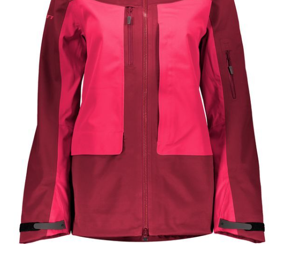 фото Куртка горнолыжная scott jacket w's vertic 3l mahogany red/ruby red