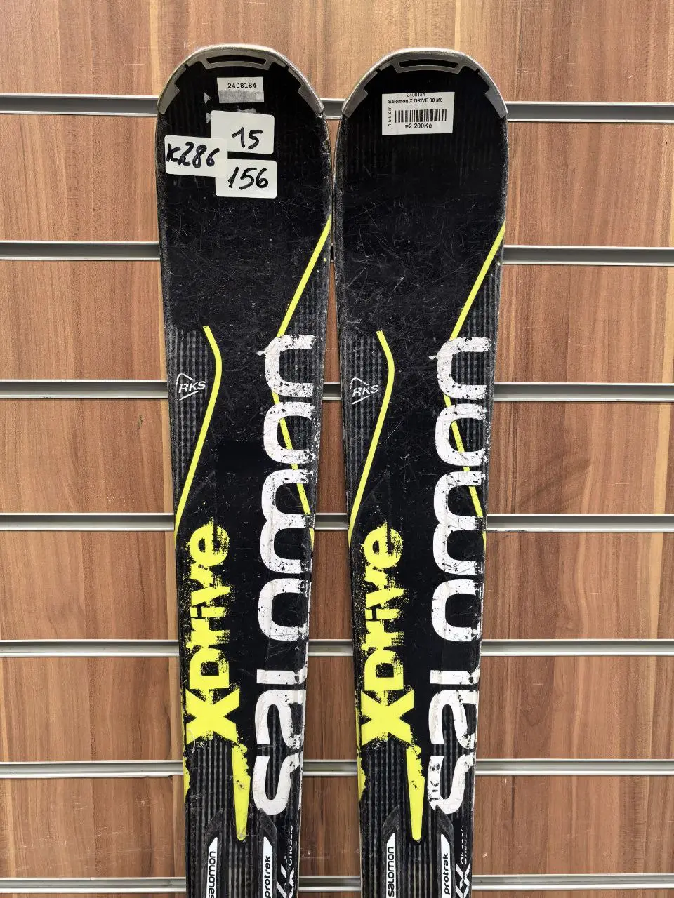 Б/у горные лыжи Salomon X-Drive 80 MG + кр. Salomon 10 (286