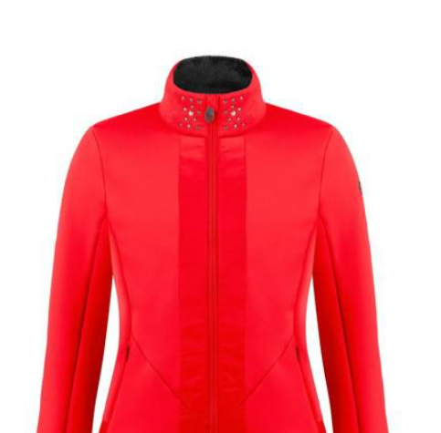 Блузон флисовый Poivre Blanc 20-21 Hybrid Stretch Fleece Jacket Scarlet Red, цвет красный, размер M 279533-0224001 - фото 2