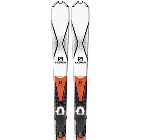 фото Горные лыжи с креплениями salomon x-drive 7.5 r + кр. e lithium 10 black (37755410)