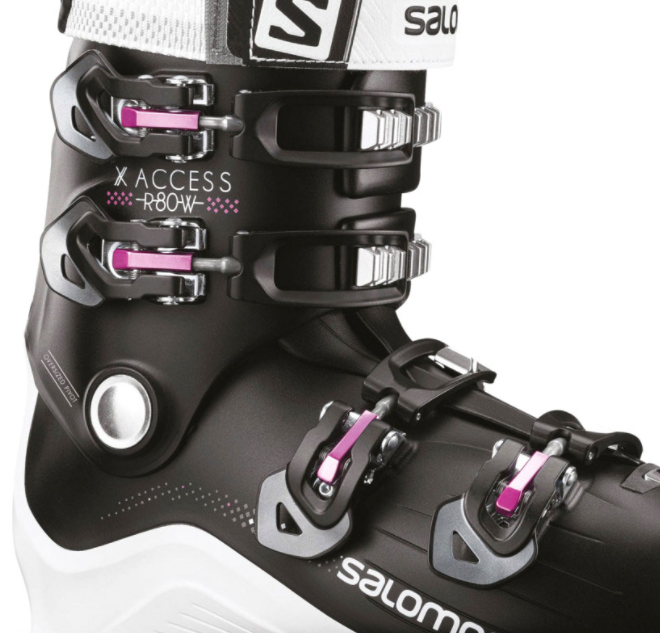 Ботинки горнолыжные Salomon 19-20 X Access R80 W White/Dark Purple, цвет черный, размер 26,0/26,5 см L40574700 - фото 2
