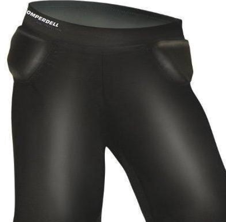 Защитные шорты Komperdell Pro Short Junior Black, цвет черный, размер 128 см 854318 - фото 5