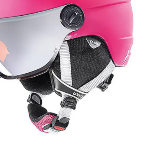 Шлем зимний Uvex Visor Pro Pink Mat Jr, цвет розовый, размер 54-56 см 5661919005 - фото 2
