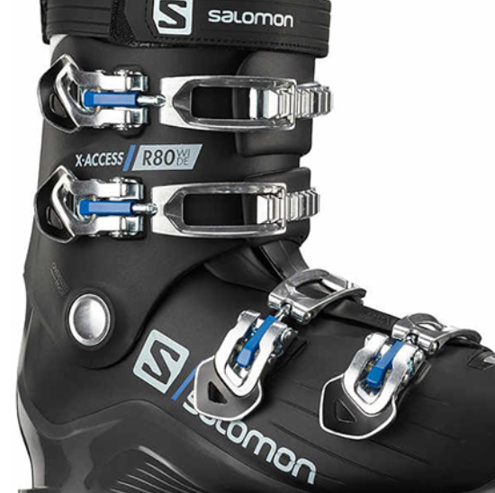 Ботинки горнолыжные Salomon 19-20 X Access R80 Wide Black/Anthracite, цвет черный, размер 31,0/31,5 см L40877200 - фото 2
