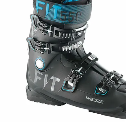Ботинки горнолыжные Wedze Evofit 550 Black, цвет черный, размер 30,0/30,5 см 2458344 - фото 6