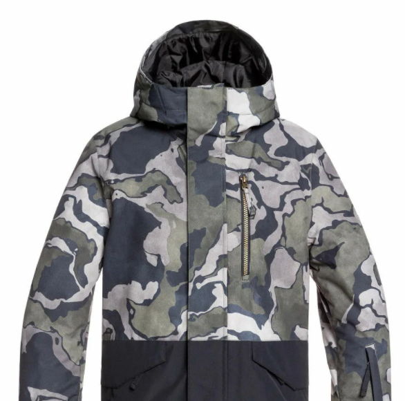 Куртка для сноуборда Quiksilver EQYTJ03101 KVJ5 Mission Block, цвет камуфляжный, размер 14 (дет.) - фото 4