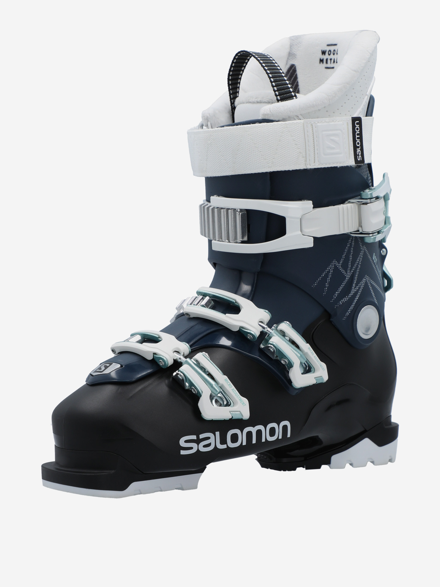 Ботинки горнолыжные Salomon 21-22 QST Access 70 W Petrol Blue/White