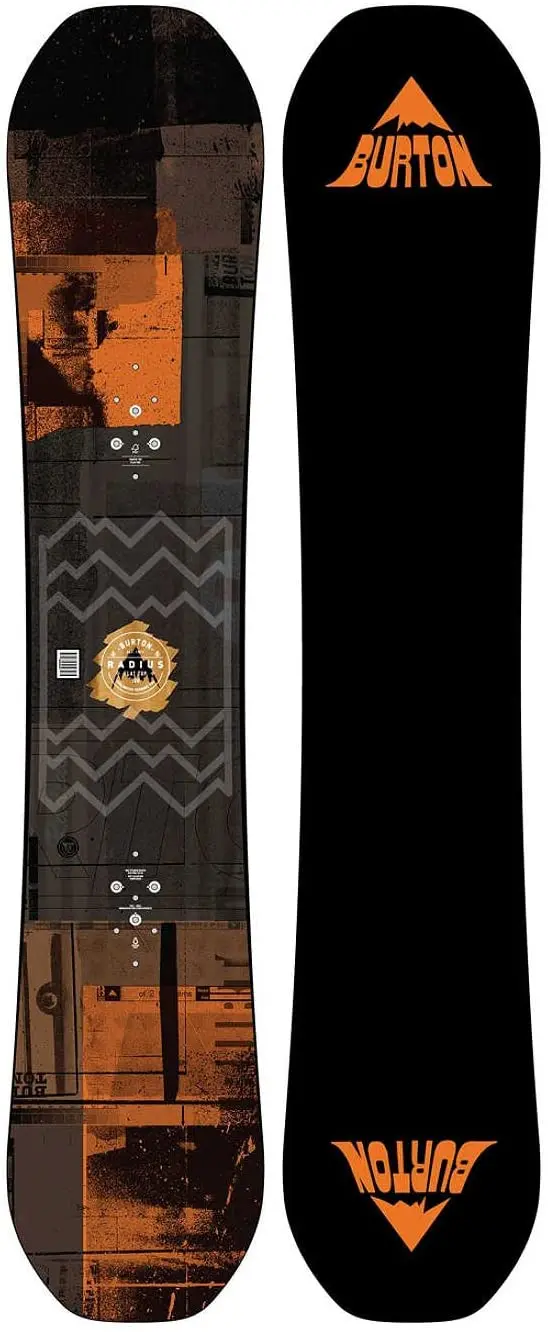スノーボード BURTON 19-20 RULER WIDE FIT Black Сноуборд Burton 19-20 Radius Flat Top купить дешево в Москве с