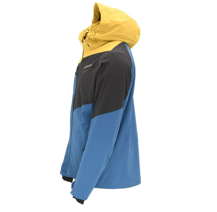 фото Куртка горнолыжная blizzard ski jacket leogang petroleum/mustard