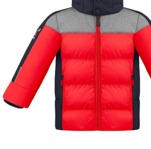 Куртка Poivre Blanc 20-21 Synthetic Down Jacket Multico Scarlet, цвет красный, размер 92 см 279660-0260001 - фото 2