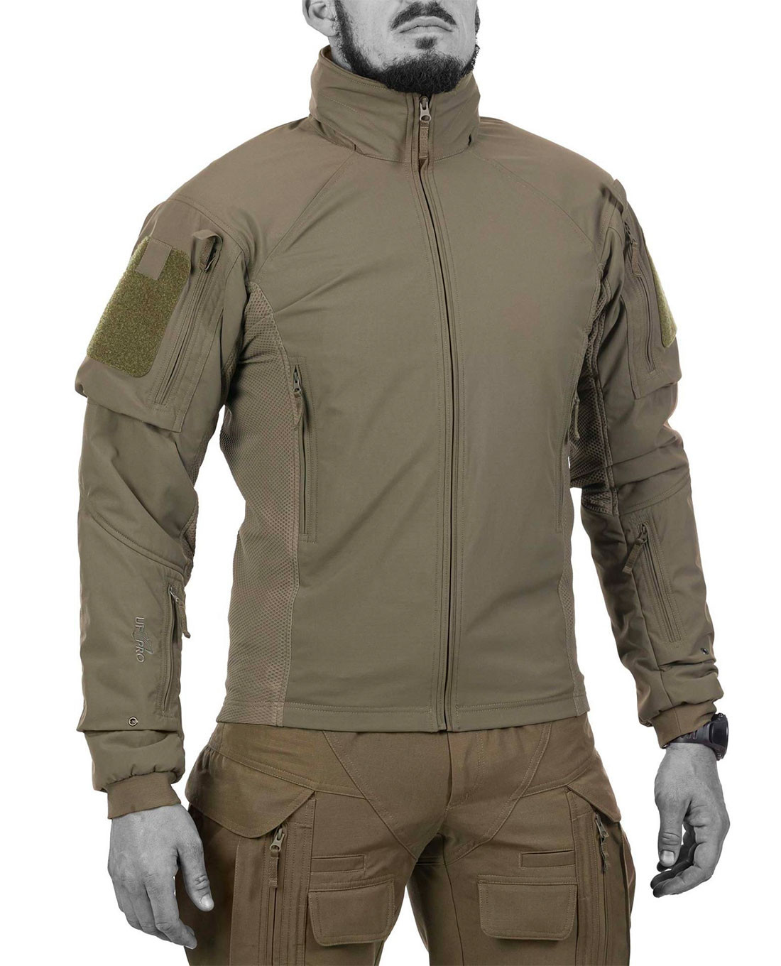 фото Тактическая куртка uf pro delta ace plus gen. 3 softshell jacket brown grey