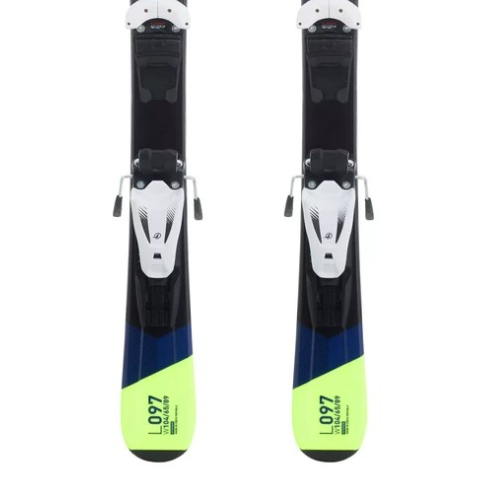 Горные лыжи с креплениями Wedze Boost 500 Kid Blue + кр. Tyrolia SRM 4.5, цвет синий-желтый 2758108 - фото 5