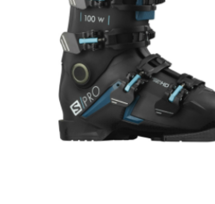 Ботинки горнолыжные Salomon 20-21 S/Pro 100 W Black/Maroccan Blue, цвет черный, размер 23,0/23,5 см L40875700 - фото 2
