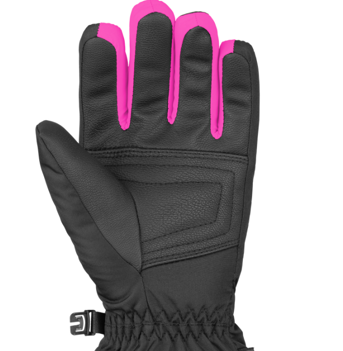 Перчатки Reusch 21-22 Bennet R-Tex XT Junior Black/Black Melange/Pink Glo, цвет черный-розовый, размер 6 6061206 - фото 4