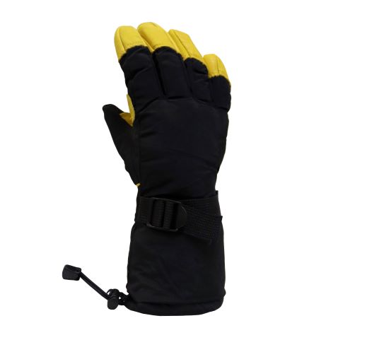 Перчатки DFS Warrior R-Tex Black/Yellow, цвет черный-желтый, размер M