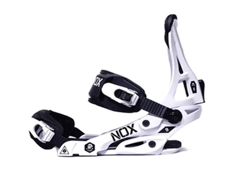 Крепления для сноуборда Nox Team Alu White/Black