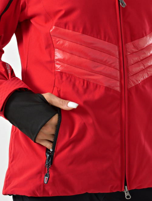Куртка горнолыжная Alpha Endless W 9262 Dark Red, размер 50 - фото 7