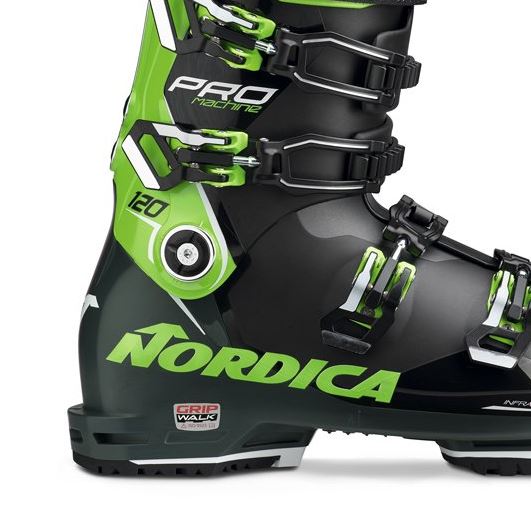 фото Ботинки горнолыжные nordica 19-20 pro machine 120 gw black/green