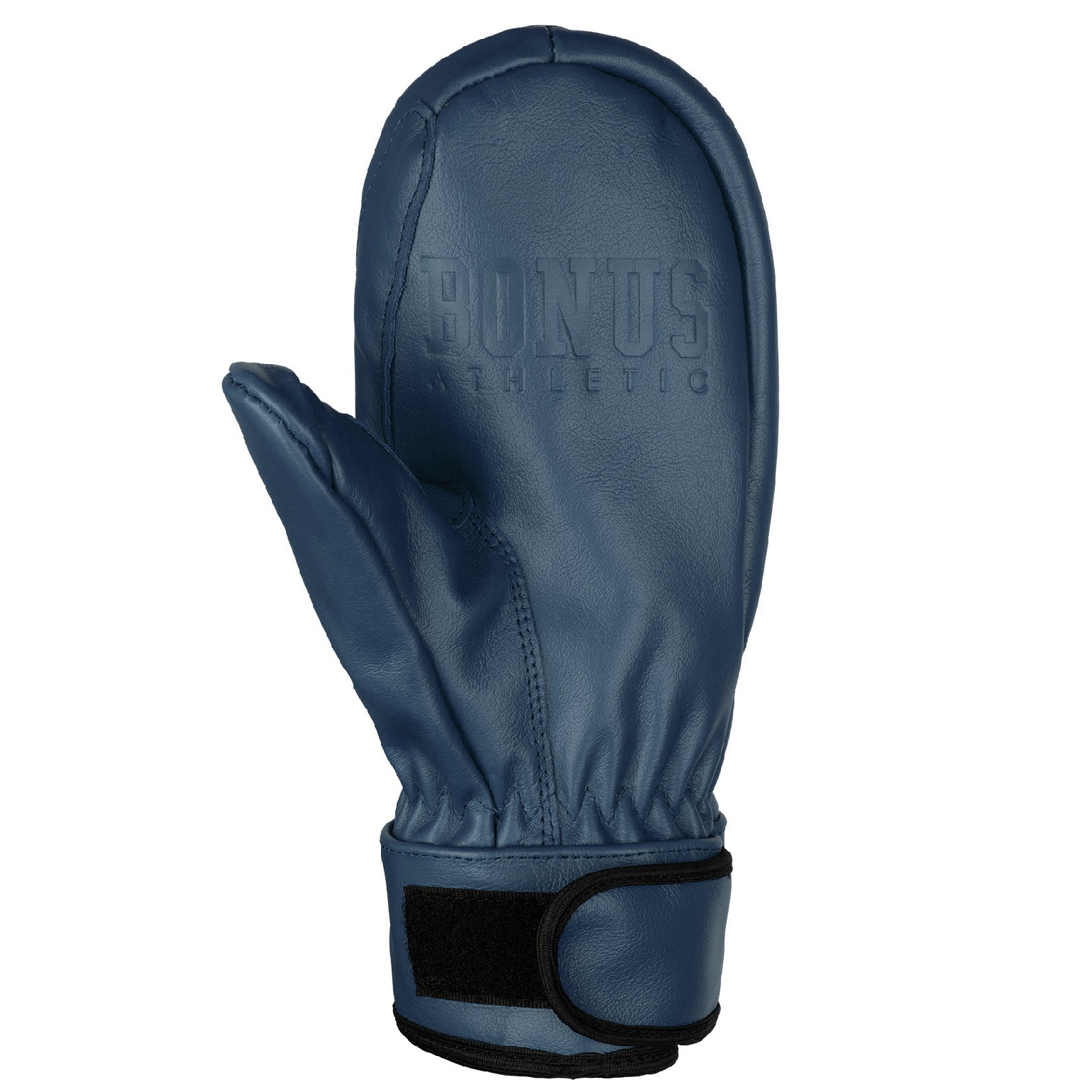 Варежки Bonus Gloves 20-21 Athletic Leather Navy, размер M - фото 2