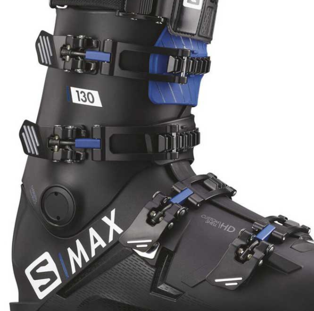 Ботинки горнолыжные Salomon 19-20 S/Max 130 Black/Race Blue, цвет черный, размер 25,0/25,5 см L40877600 - фото 3