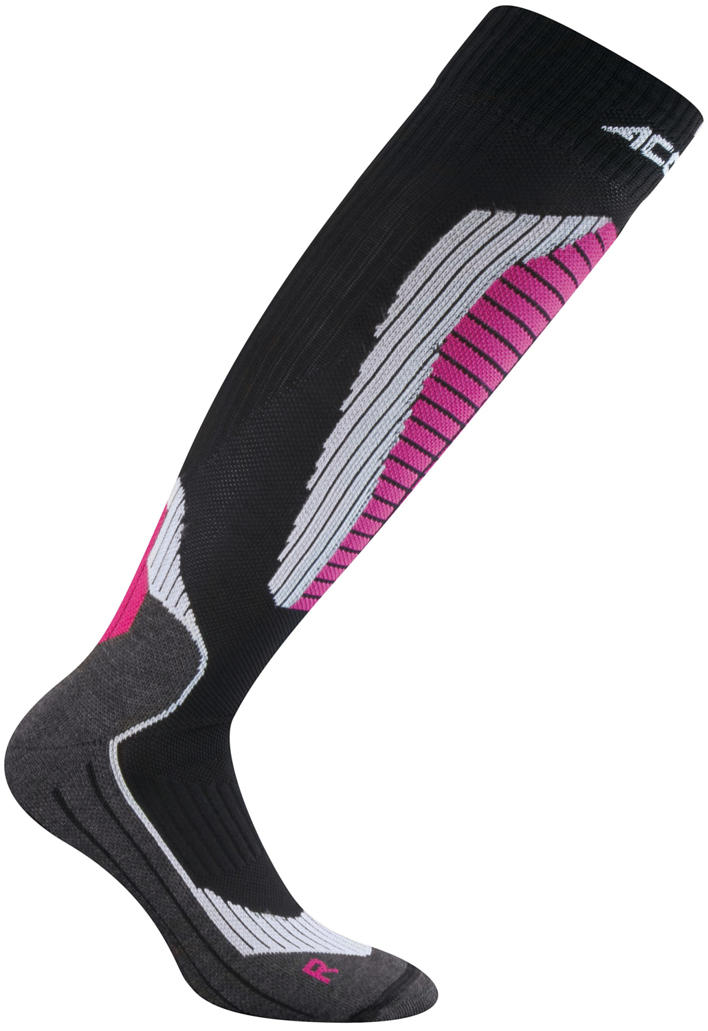 Носки горнолыжные Accapi 23-24 Ski Ergonomic Black/Cyclamen