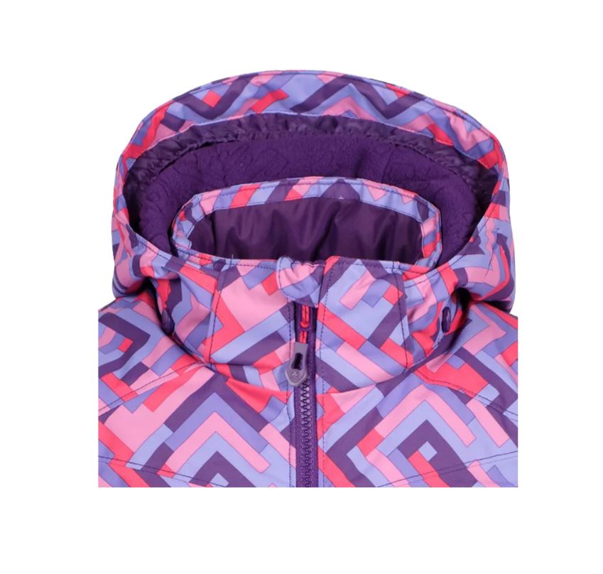 Куртка горнолыжная Kamik Tessie Grid Grape, цвет разноцветный, размер 116 см KWG6856 - фото 4
