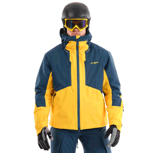 Куртка горнолыжная Dragonfly Gravity Premium Man Yellow/Dark Ocean, цвет синий-желтый, размер XL 951731 - фото 1