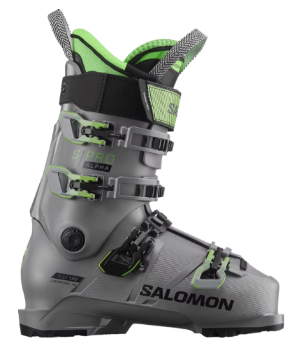 Ботинки горнолыжные Salomon 22-23 S/Pro Alpha 120 Steel Grey/Pastel Neon Green, размер 26,0/26,5 см