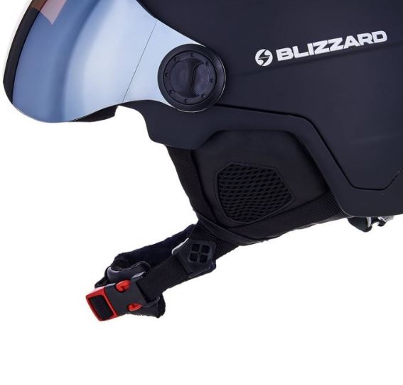 Шлем зимний Blizzard 22-23 Double Visor Black Matt Smoke Mirror Lens, размер 60-63 см - фото 7