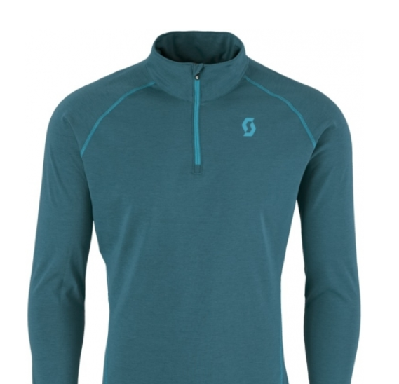 Водолазка Scott Shirt Base Dri 1/4 Zip Blue Coral, цвет бирюзовый, размер S 244330 - фото 3