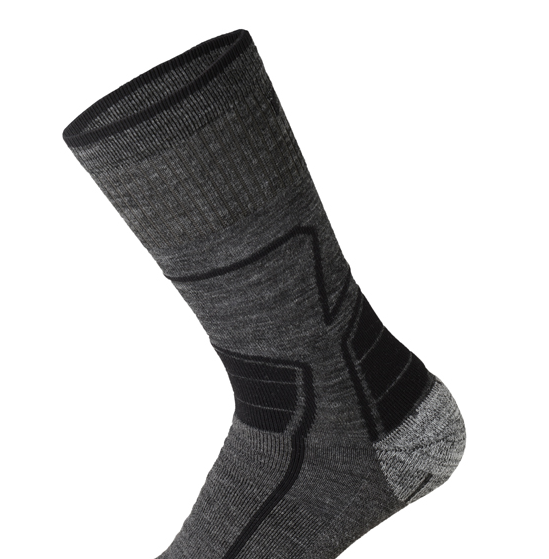 Носки горнолыжные Mico Trekking Sock Natural Performance In Wool Antracite Mel - фото 3