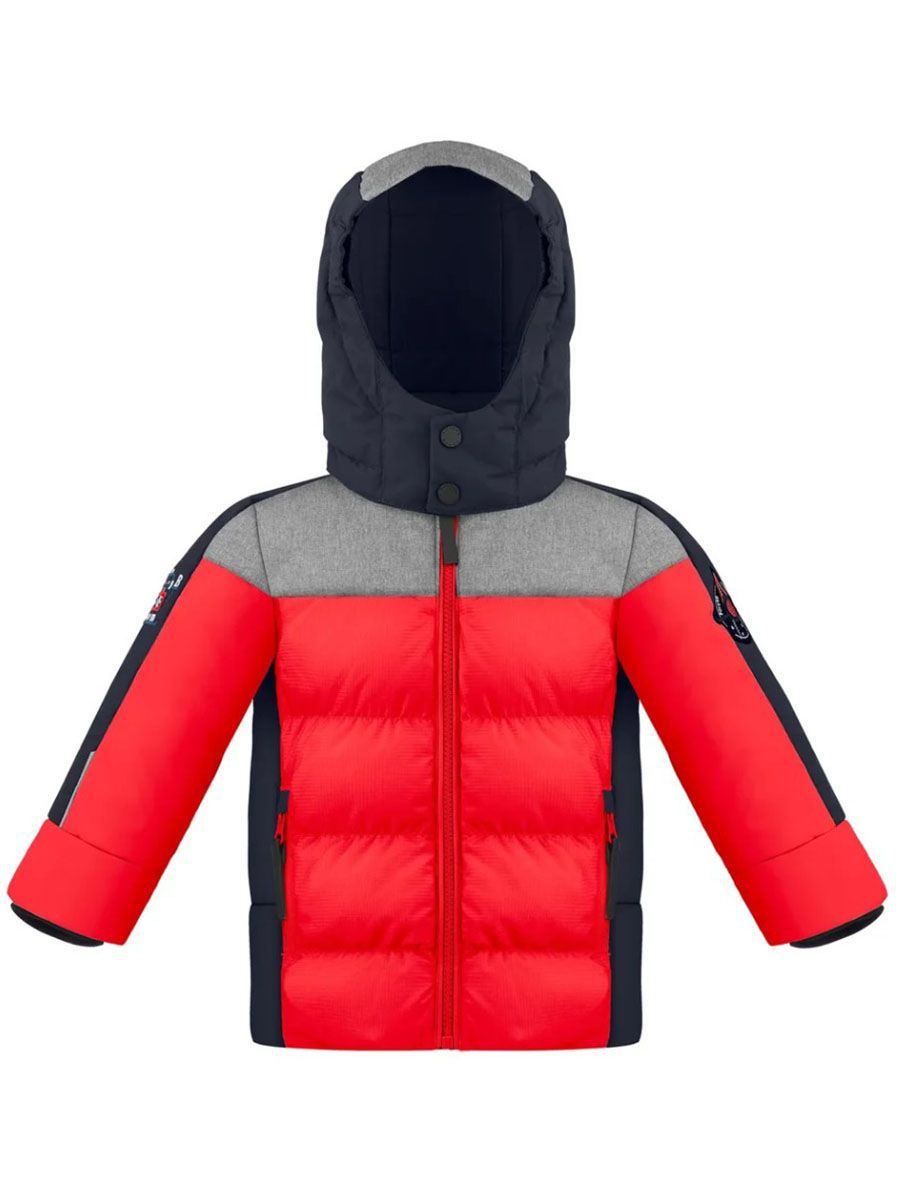 Куртка Poivre Blanc 20-21 Synthetic Down Jacket Multico Scarlet термобелье детское низ poivre blanc w21 1820 jrux 21 22 bullfrog heather 128