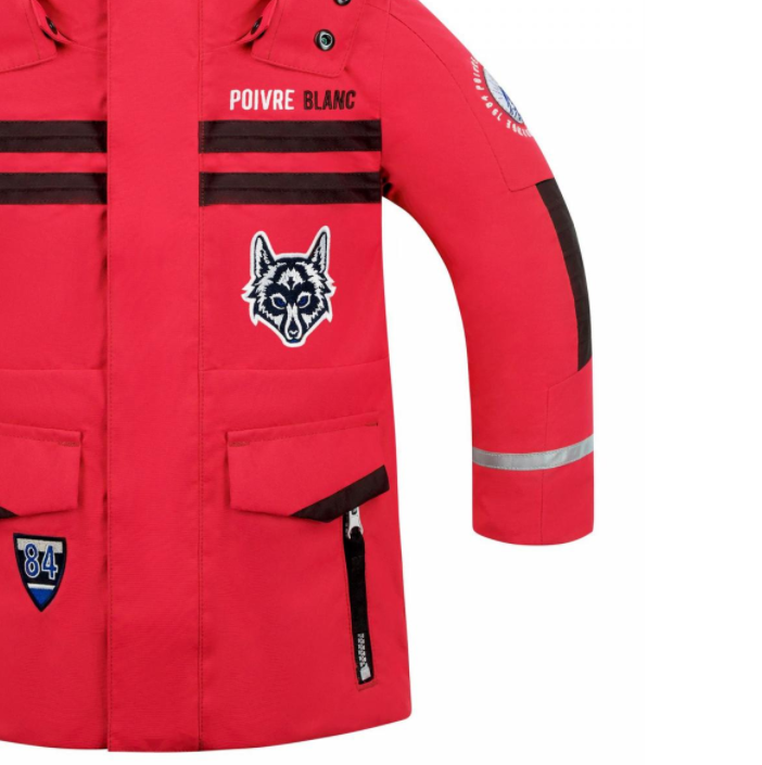 Куртка горнолыжная Poivre Blanc 20-21 Jacket Scarlet Red, цвет красный, размер 92 см 277217-0205001 - фото 3