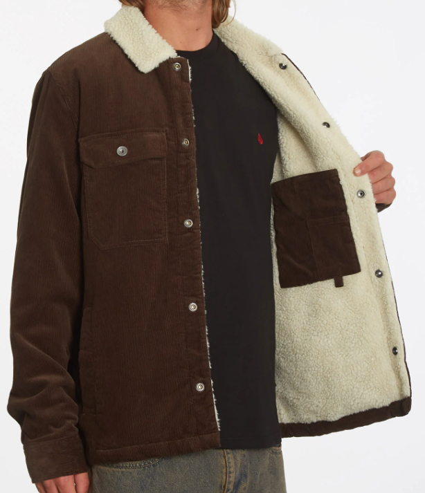 Куртка Volcom Keaton Jacket Dark Brown, размер S - фото 2