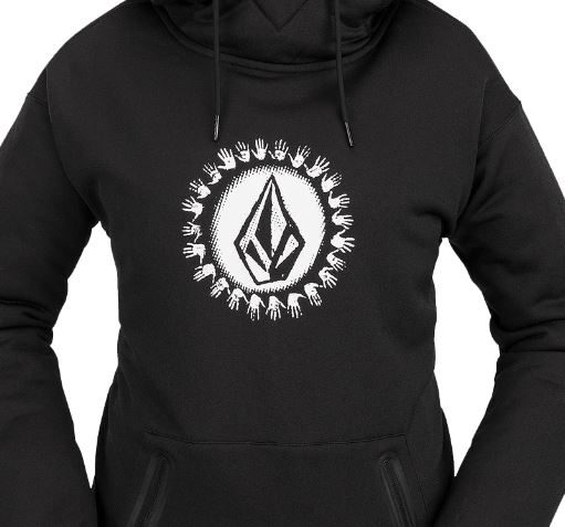 фото Толстовка volcom 22-23 spring shred hoody black