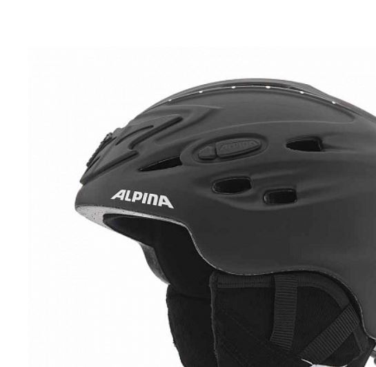 Шлем зимний Alpina 15-16 Scara Black Matt, размер 55-59 см - фото 2