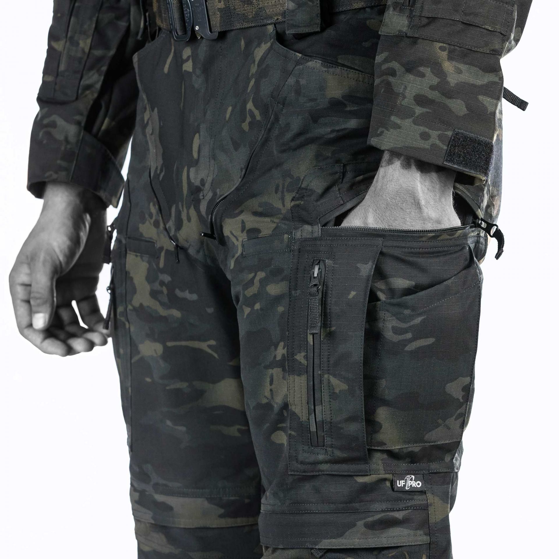 Тактические брюки UF PRO Striker HT Combat Black Multicam, размер 33/32 - фото 6