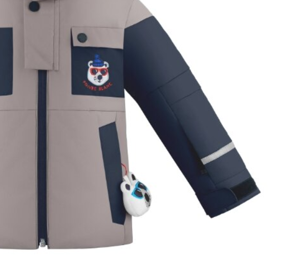 Куртка горнолыжная Poivre Blanc 19-20 Ski Jacket Soba Brown/Gothic Blue, цвет серый, размер 92 см 274083-9067001 - фото 3