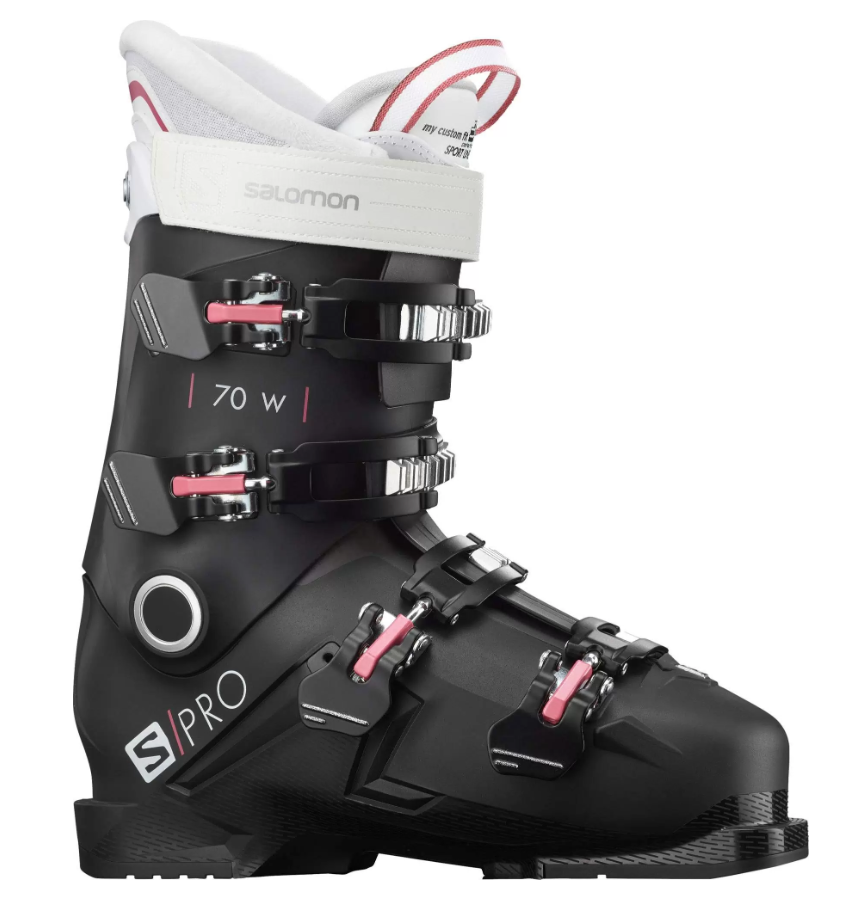 Ботинки горнолыжные Salomon 20-21 S/Pro 70 W Black/Garnet Pink