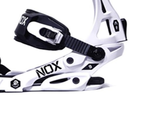 Крепления для сноуборда DVGR Nox Alu White/Black, цвет белый, размер M 1098 - фото 3