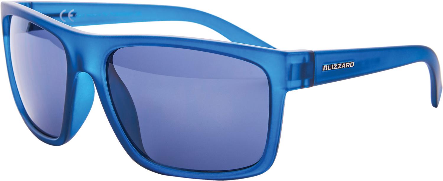 Очки солнцезащитные Blizzard New York Rubber Transparent Dark Blue очки велосипедные alpina defey hr солнцезащитные brown transparent matt gold mirror 2021 a8657381