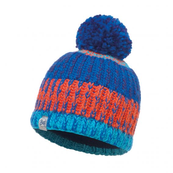 Шапка Buff Knitted&Polar Hat Child Twist Cape Blue/Navy  - купить со скидкой