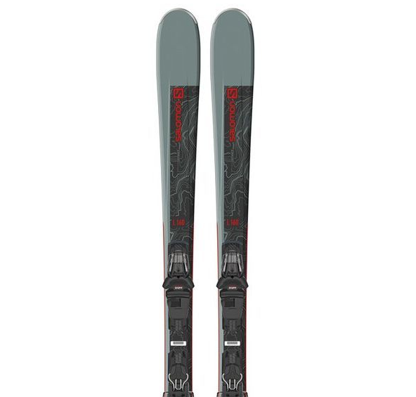 фото Горные лыжи с креплениями salomon 21-22 e distance 76 + кр. m10 gw (41137900170)