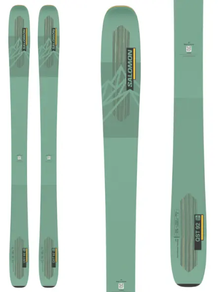 Горные лыжи без креплений Salomon 22-23 N QST 92 Green Spruce