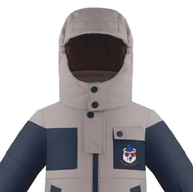 Куртка горнолыжная Poivre Blanc 19-20 Ski Jacket Soba Brown/Gothic Blue, цвет серый, размер 92 см 274083-9067001 - фото 4