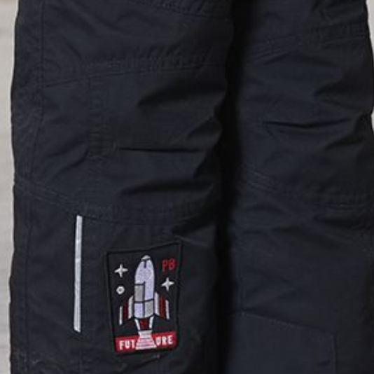 Полукомбинезон Poivre Blanc 20-21 Ski Bib Pants Fancy Black, цвет черный, размер 92 см 279658-9009001 - фото 2