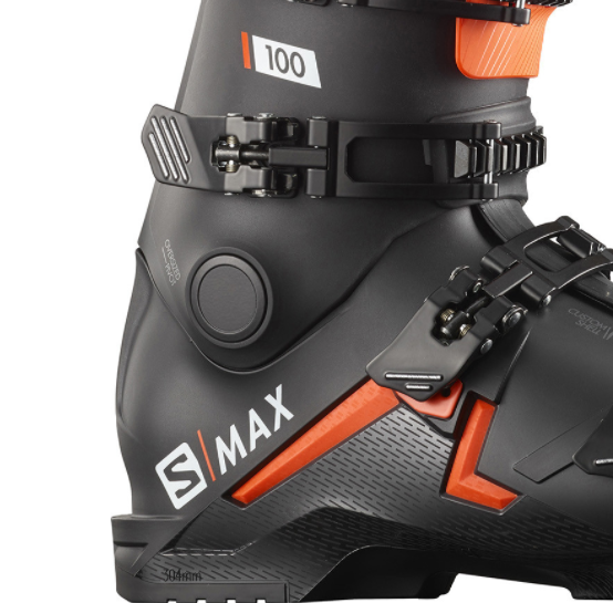 Ботинки горнолыжные Salomon 19-20 S/Max 100 Black/Orange, цвет черный, размер 25,0/25,5 см L40547800 - фото 3