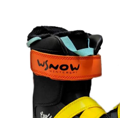 Ботинки сноубордические WS COOL KID Bk/Ye/Or, размер 35,0 EUR - фото 4