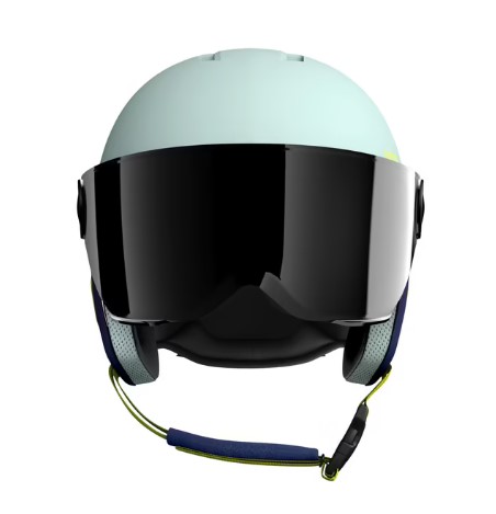 Шлем зимний Wedze H-KID 550 Light Blue/Yellow, цвет мятный, размер S (53-56 см) 4084127 - фото 4